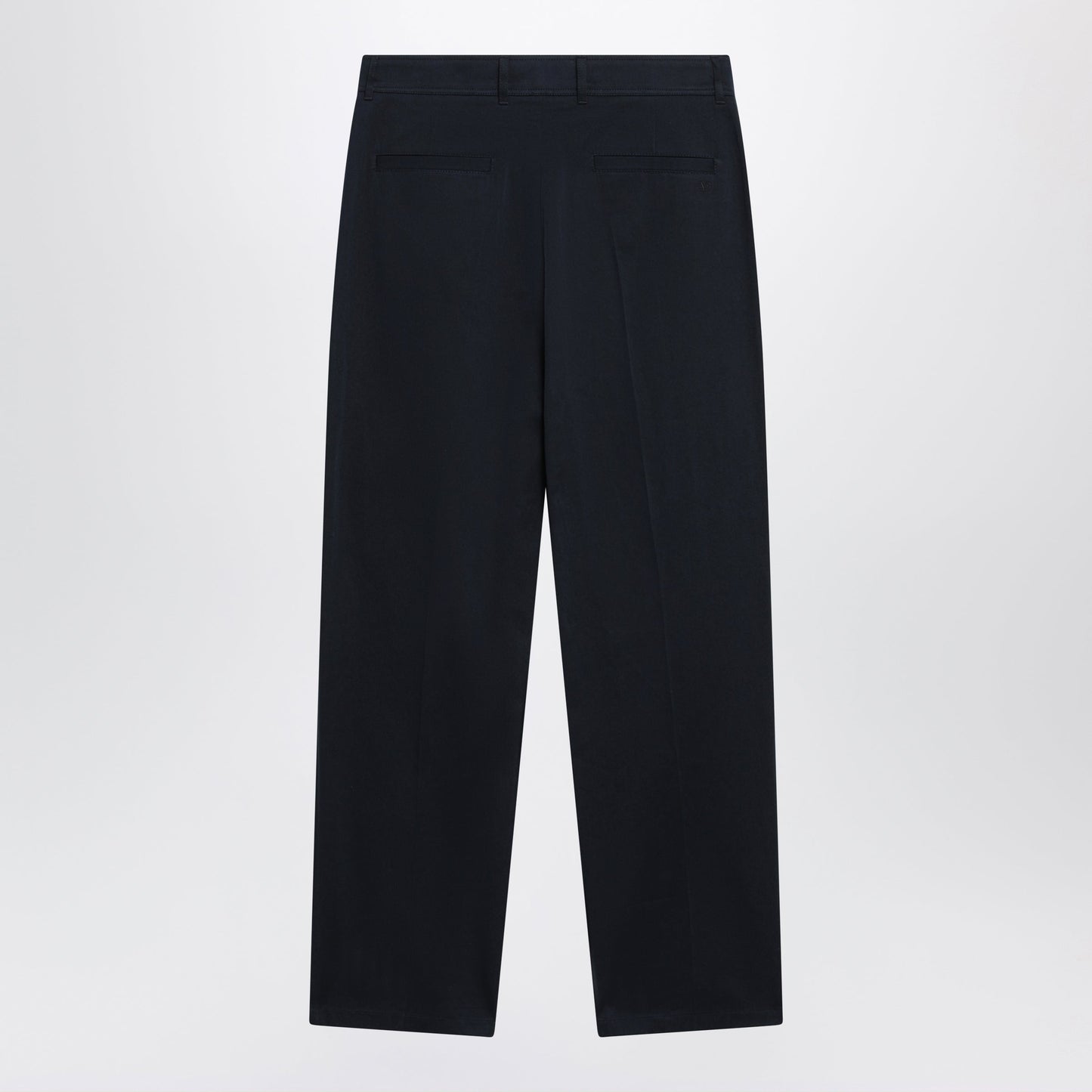 Valentino Navy Blue Cotton Trousers Men VALENTINO