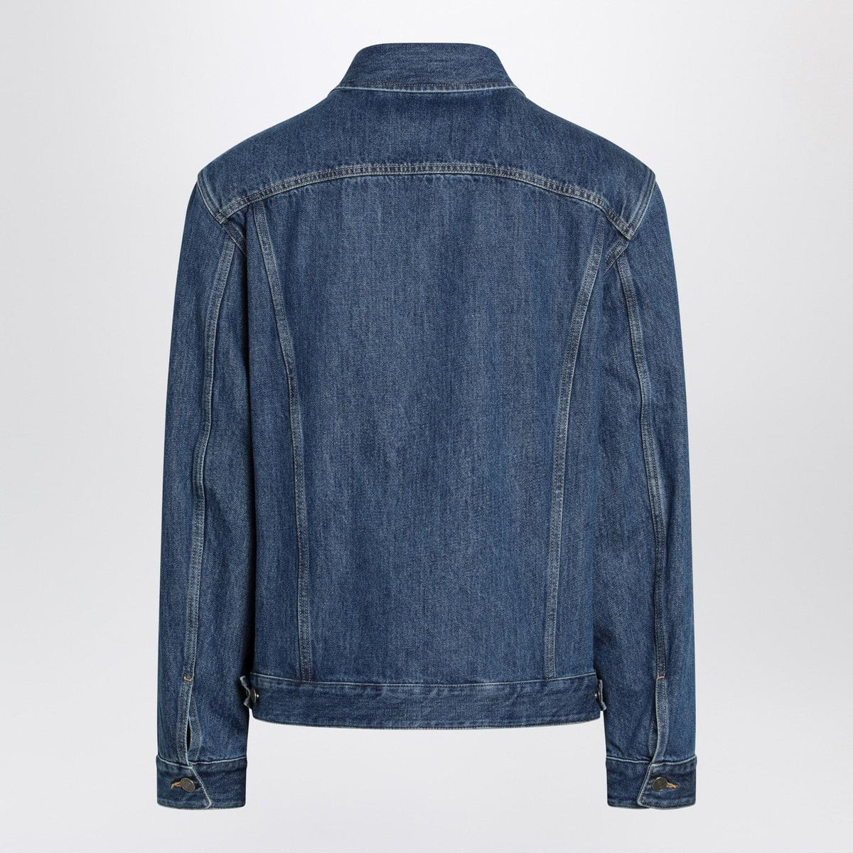 Valentino Blue Denim Jacket With Vgold Detail Men VALENTINO