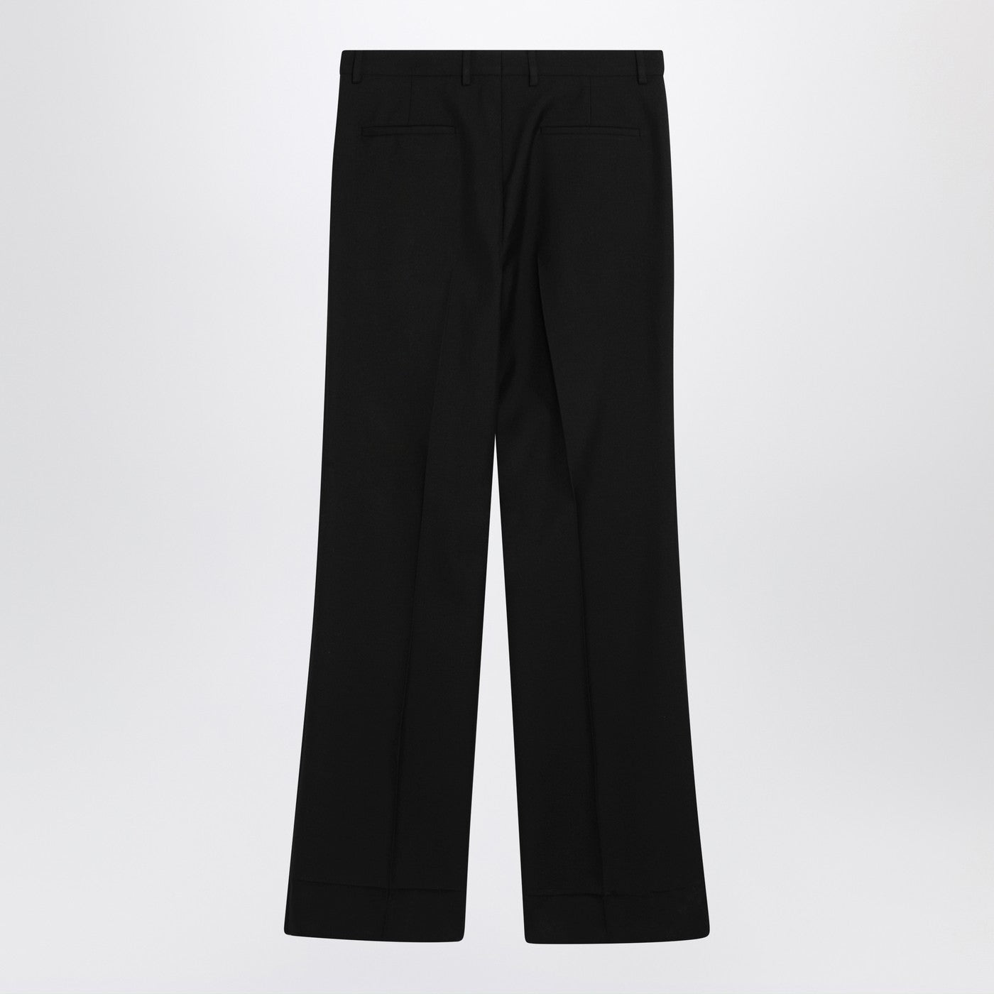 Valentino Black Wool-Blend Trousers Men VALENTINO
