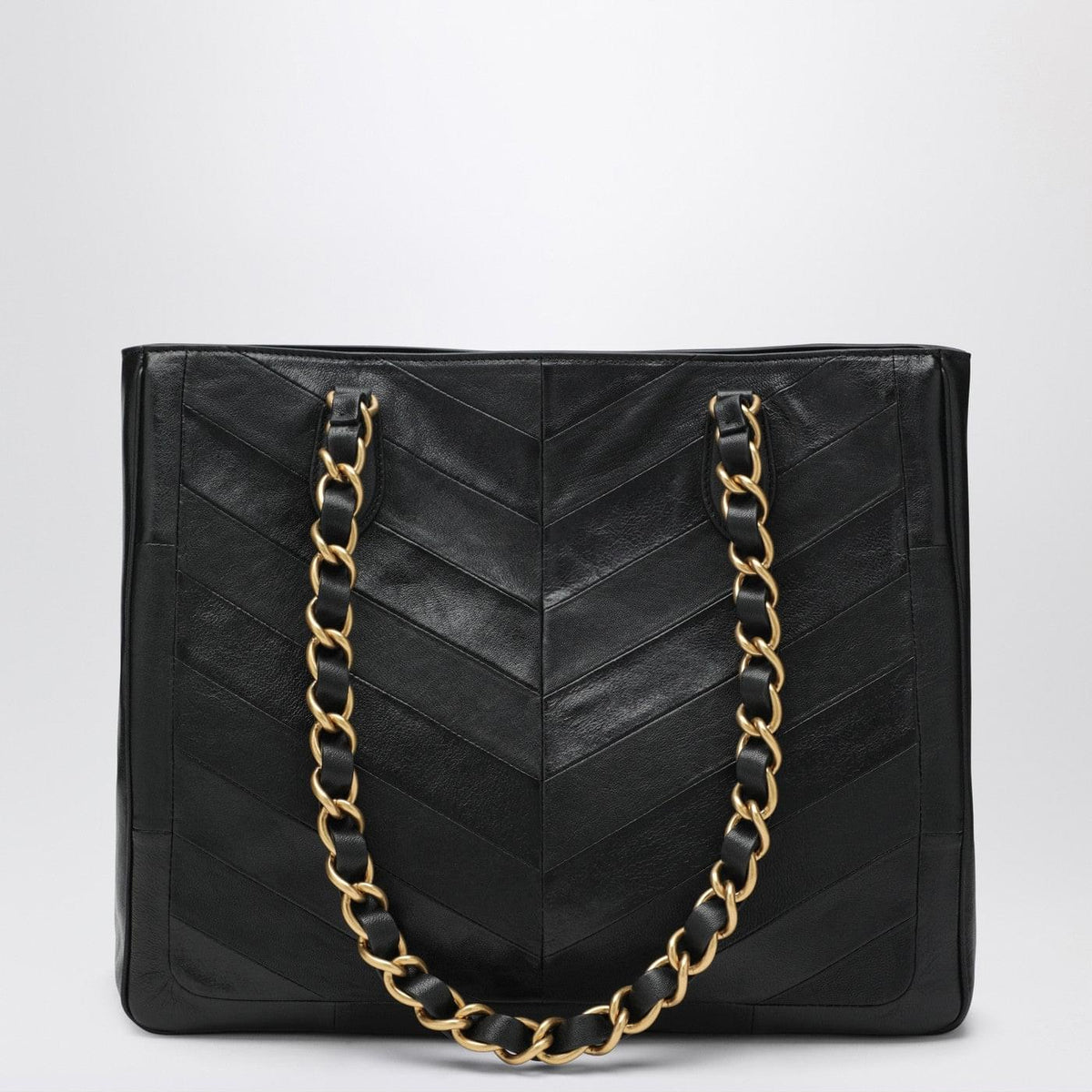 Valentino Garavani Black Laseine Shopping Bag Women Women VALENTINO GARAVANI