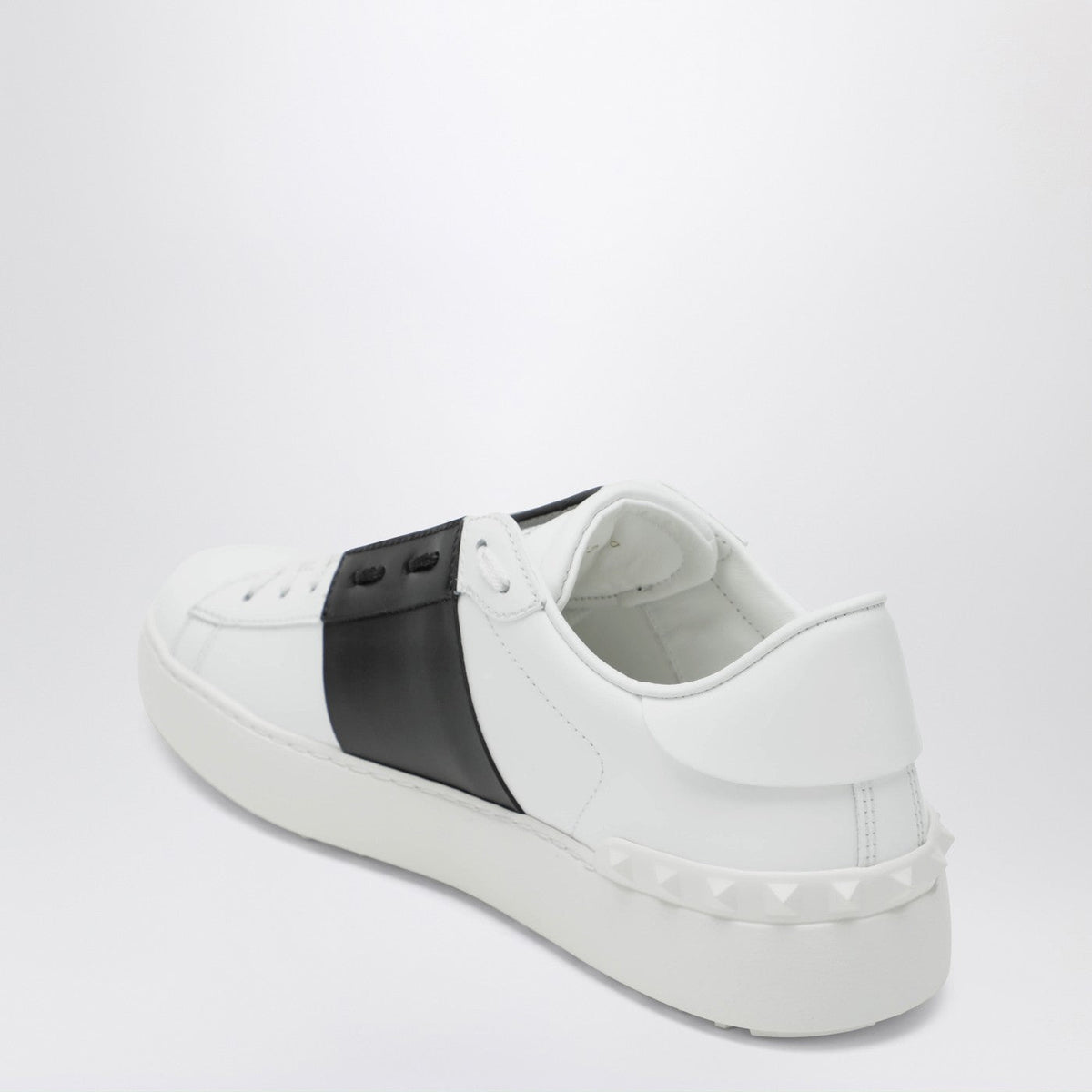 Valentino Garavani White And Black Open Sneakers Women VALENTINO GARAVANI