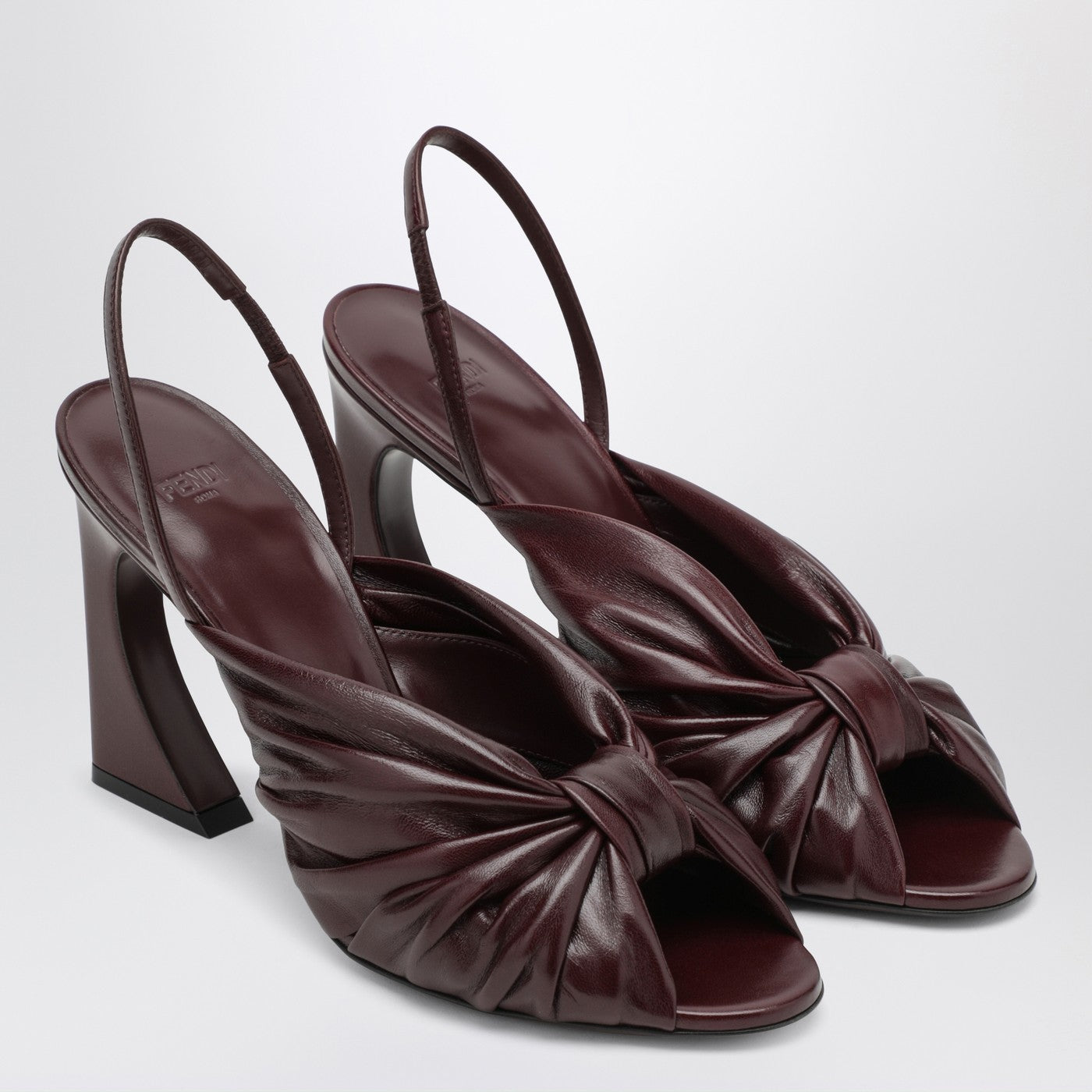 Fendi Fendi Arco Slingbacks Plum Women FENDI