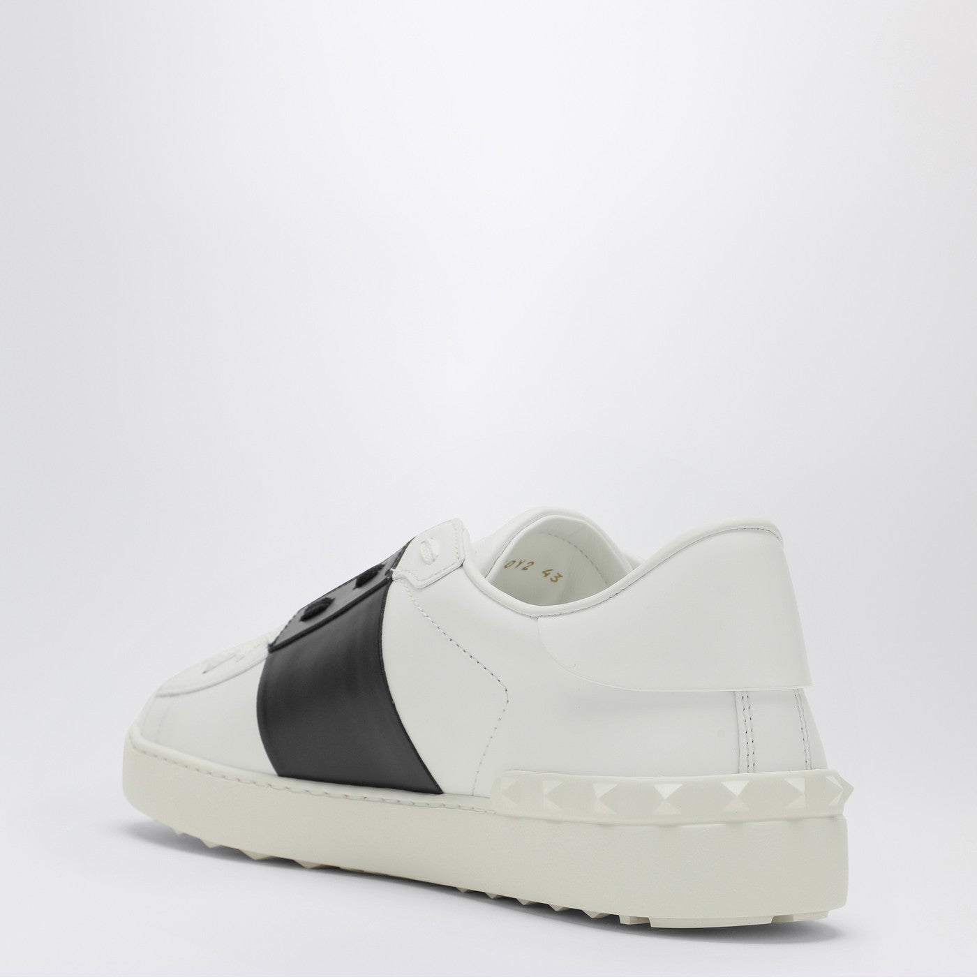 Valentino Garavani White/Black Open Sneakers Men VALENTINO GARAVANI