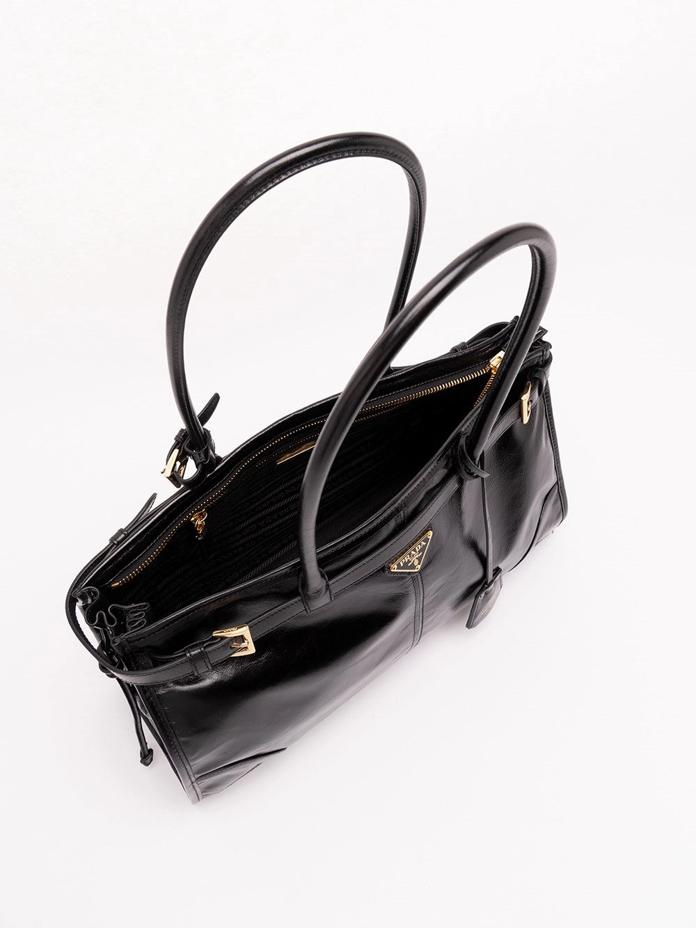 Prada Women Prada Bonnie Large Leather Bag PRADA