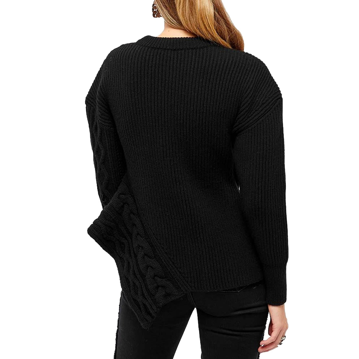 Alexander Mcqueen Asymmetric Wool Jumper Women ALEXANDER MCQUEEN