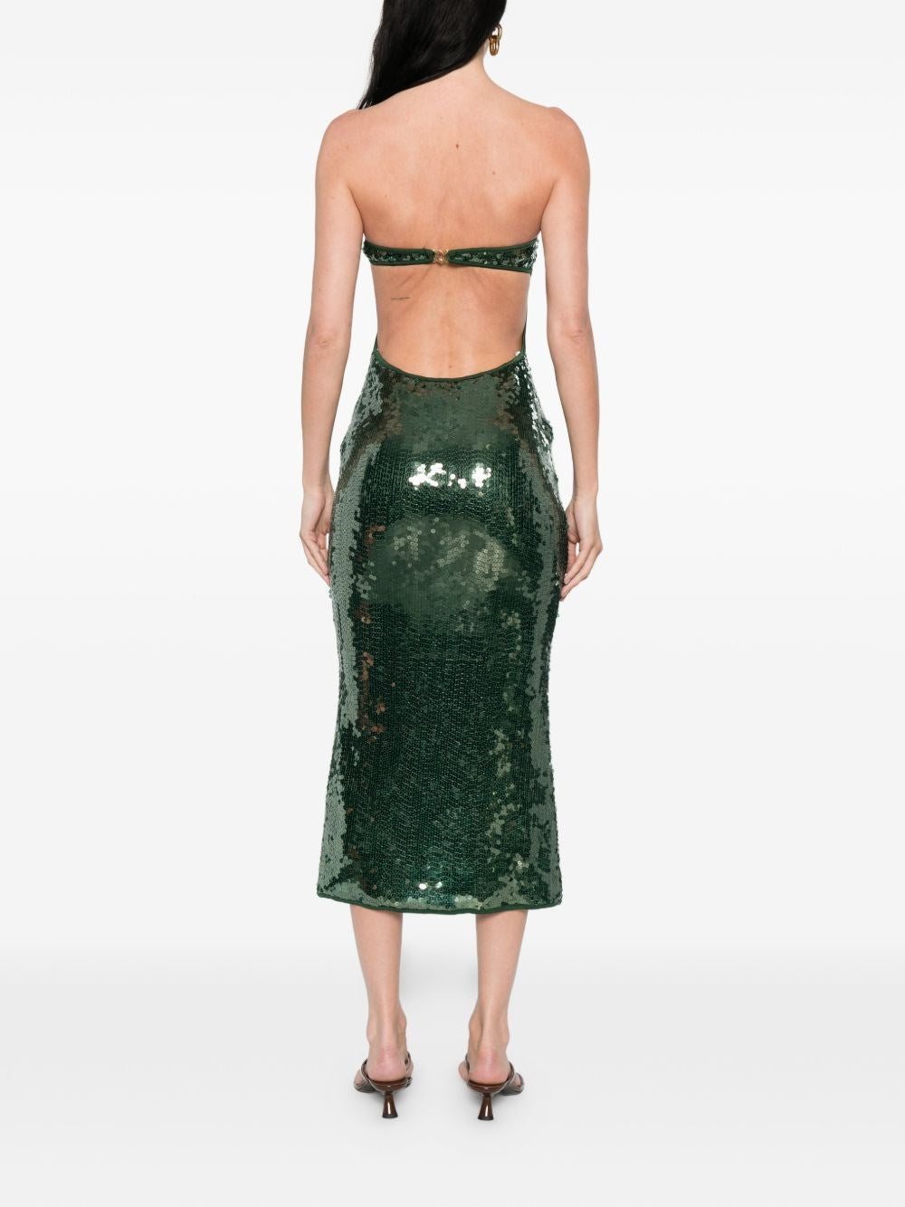 Oseree Women Sequins Midi Dress OSEREE
