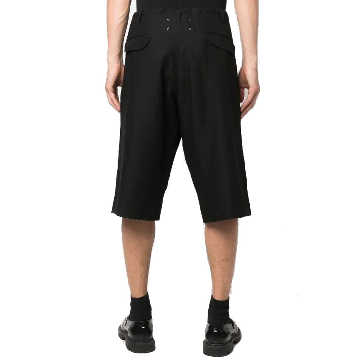 Maison Margiela Blend Linen Bermuda Shorts Men Men MAISON MARGIELA
