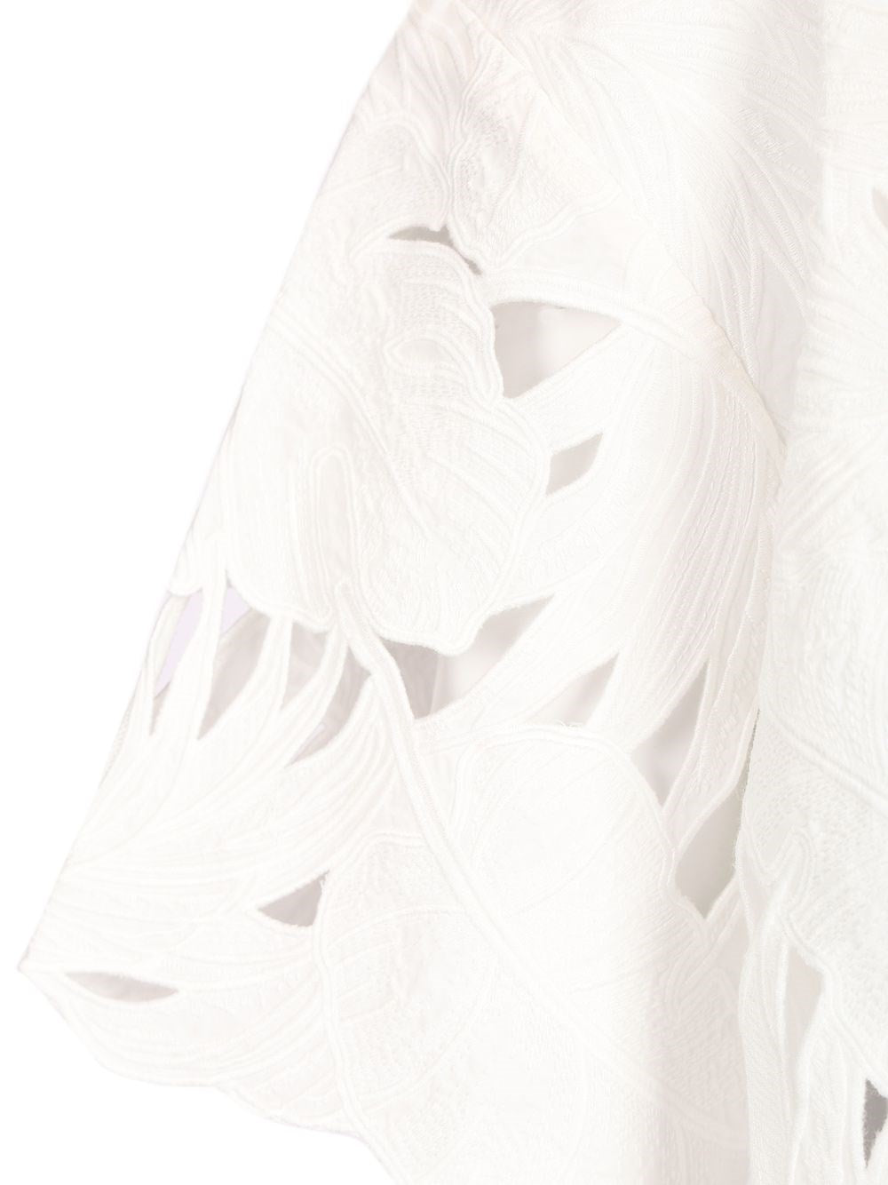 Zimmermann Women Mahon Embroidered Crop Shirt ZIMMERMANN