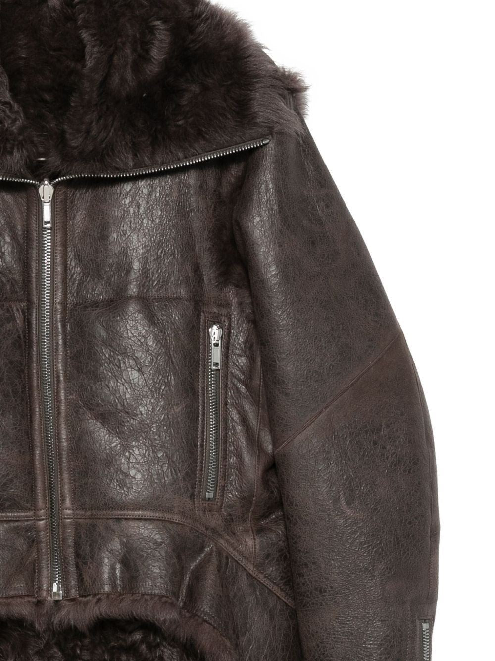 Rick Owens Women 'Exploder' Shearling Jacket RICK OWENS