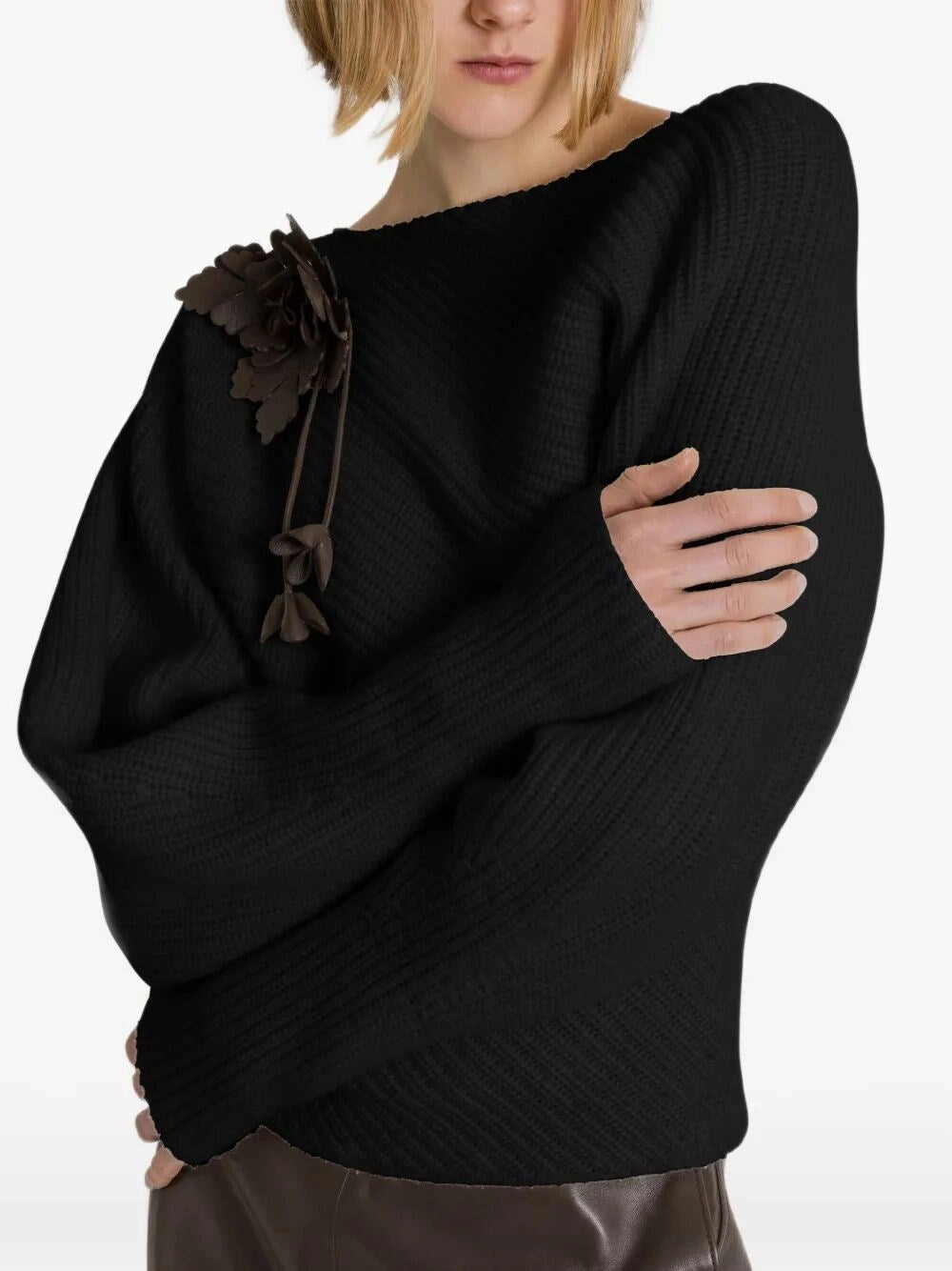 Alberta Ferretti Women Wide Boat-Neck Sweater ALBERTA FERRETTI