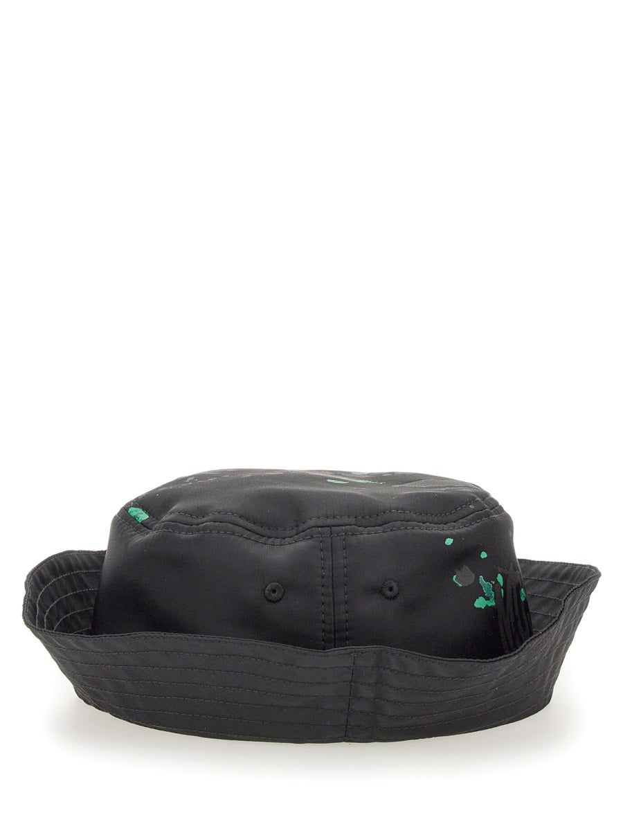 Moschino Men Bucket Hat With Logo MOSCHINO