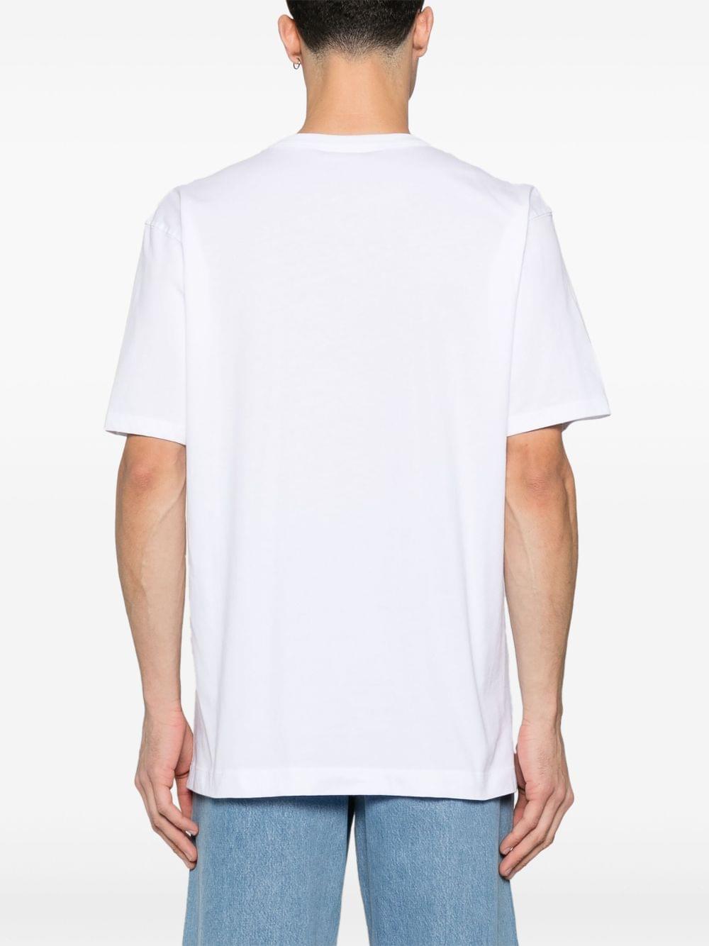 Dries Van Noten Men Heer Pr 1600 M.K.Ss.T-Shirt Whi DRIES VAN NOTEN
