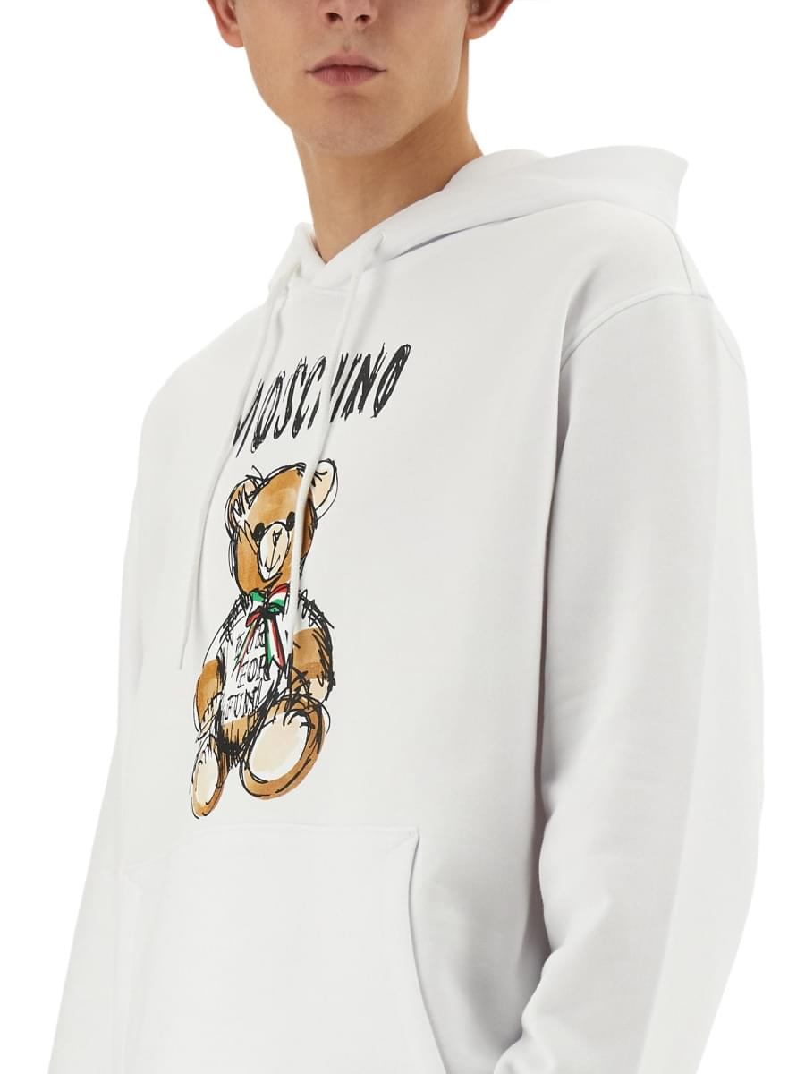 Moschino Men Teddy Print Sweatshirt MOSCHINO