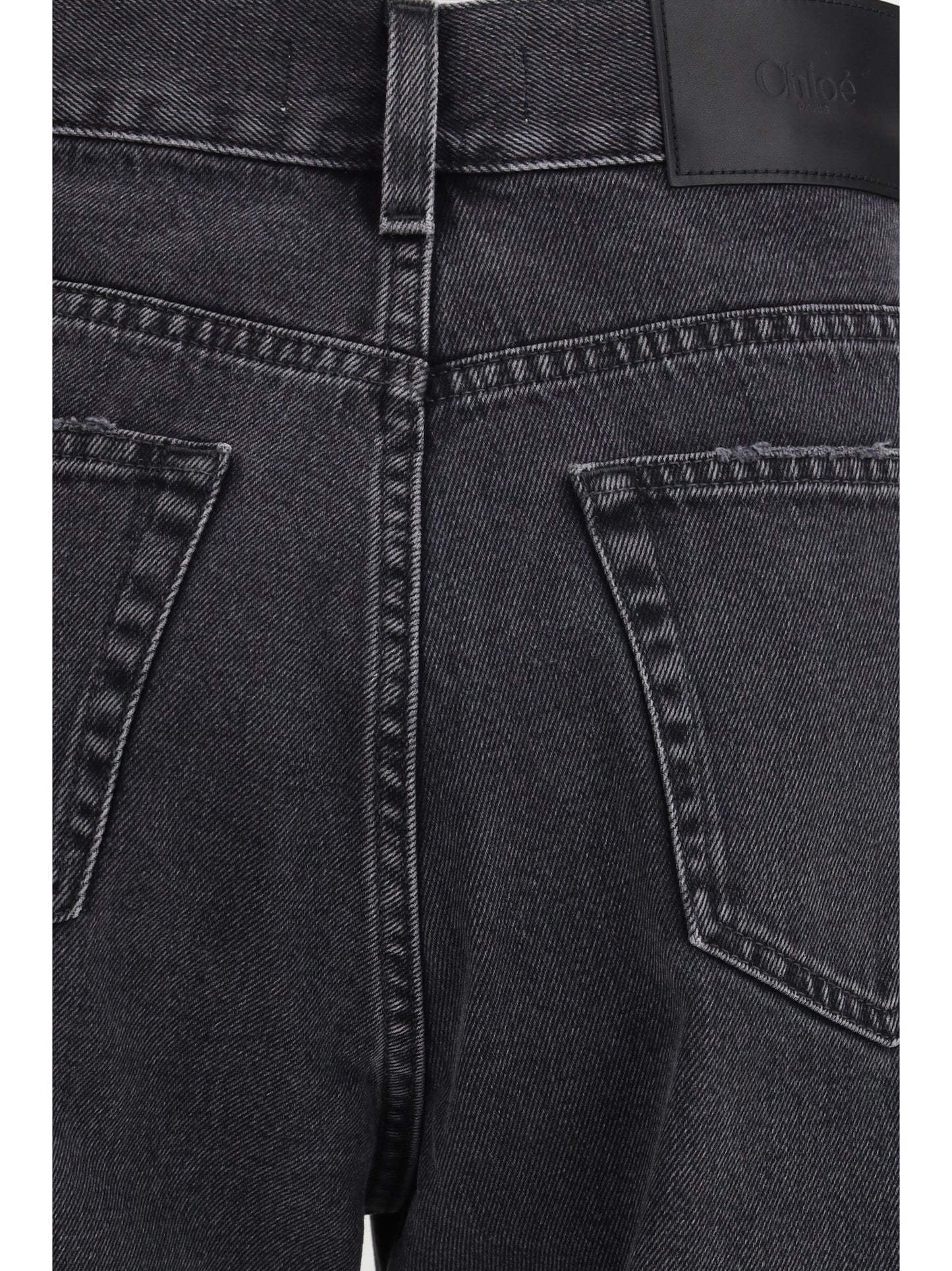Chloé Women High-Waisted Cropped Denim Jeans CHLOE