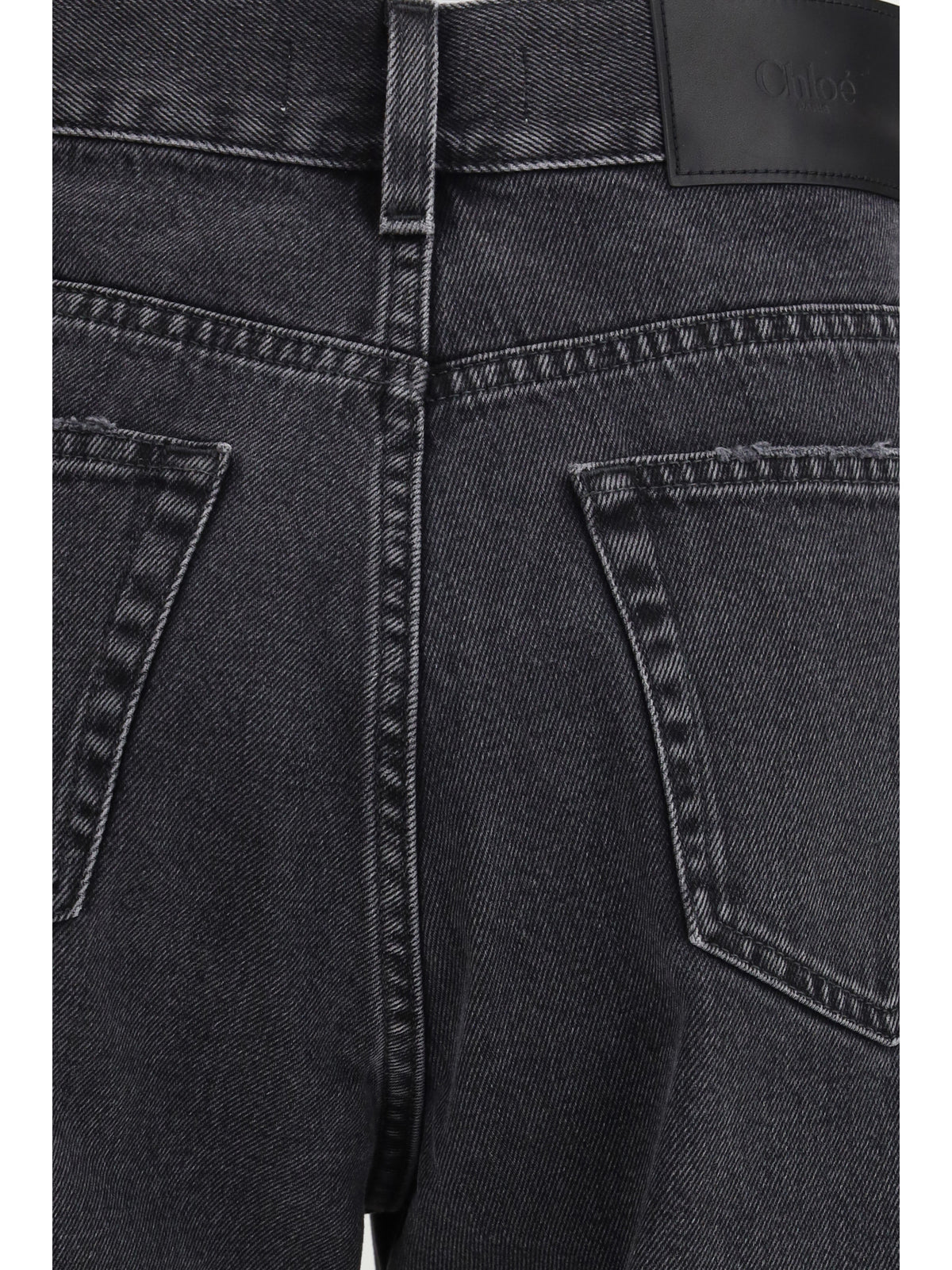 Chloé Women High-Waisted Cropped Denim Jeans CHLOE