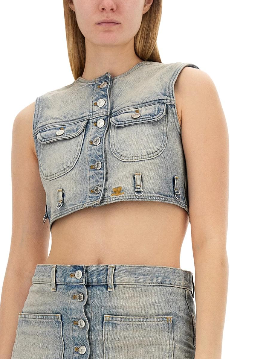 Courreges Women Top Cropped COURREGES