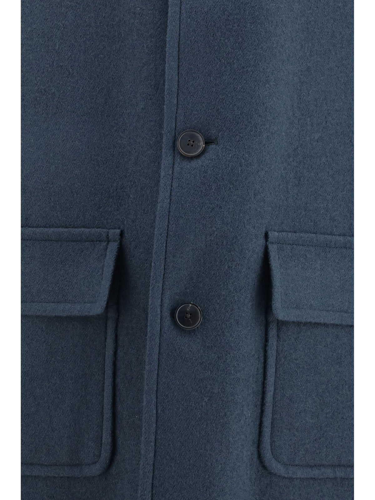 Dries Van Noten Men Long Single-Breasted Coat DRIES VAN NOTEN