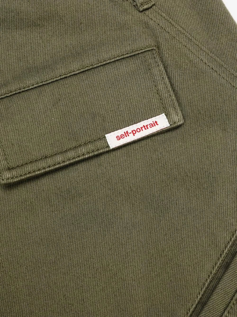 Self-Portrait Women Cargo Jeans SELF-PORTRAIT