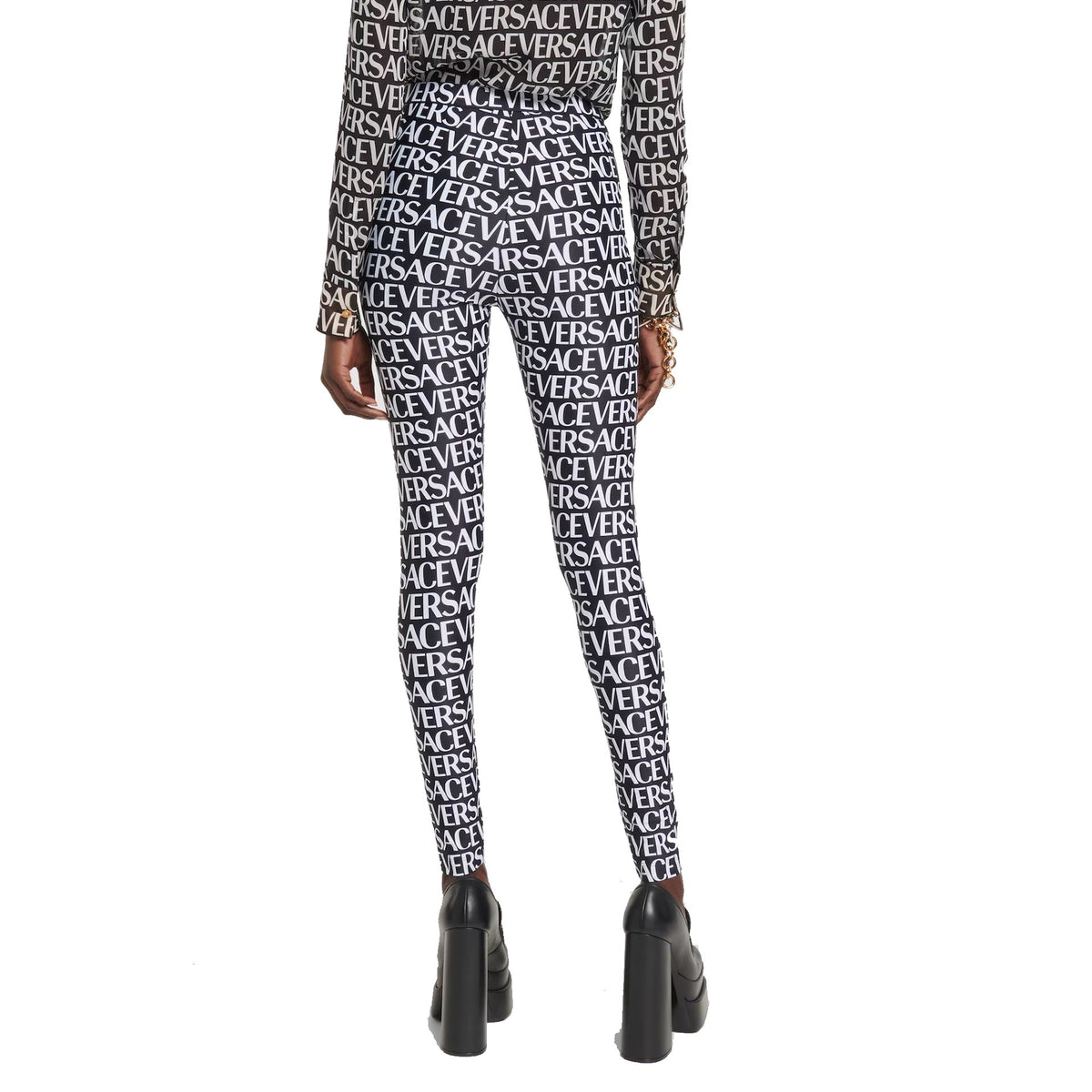 Versace Logo Leggings Women VERSACE