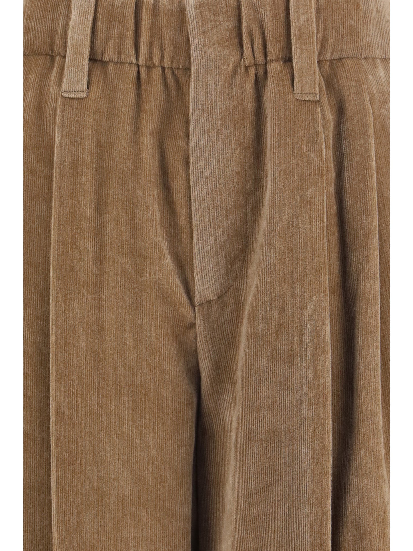 Brunello Cucinelli Women Elasticated Viscose And Cashmere Pants BRUNELLO CUCINELLI