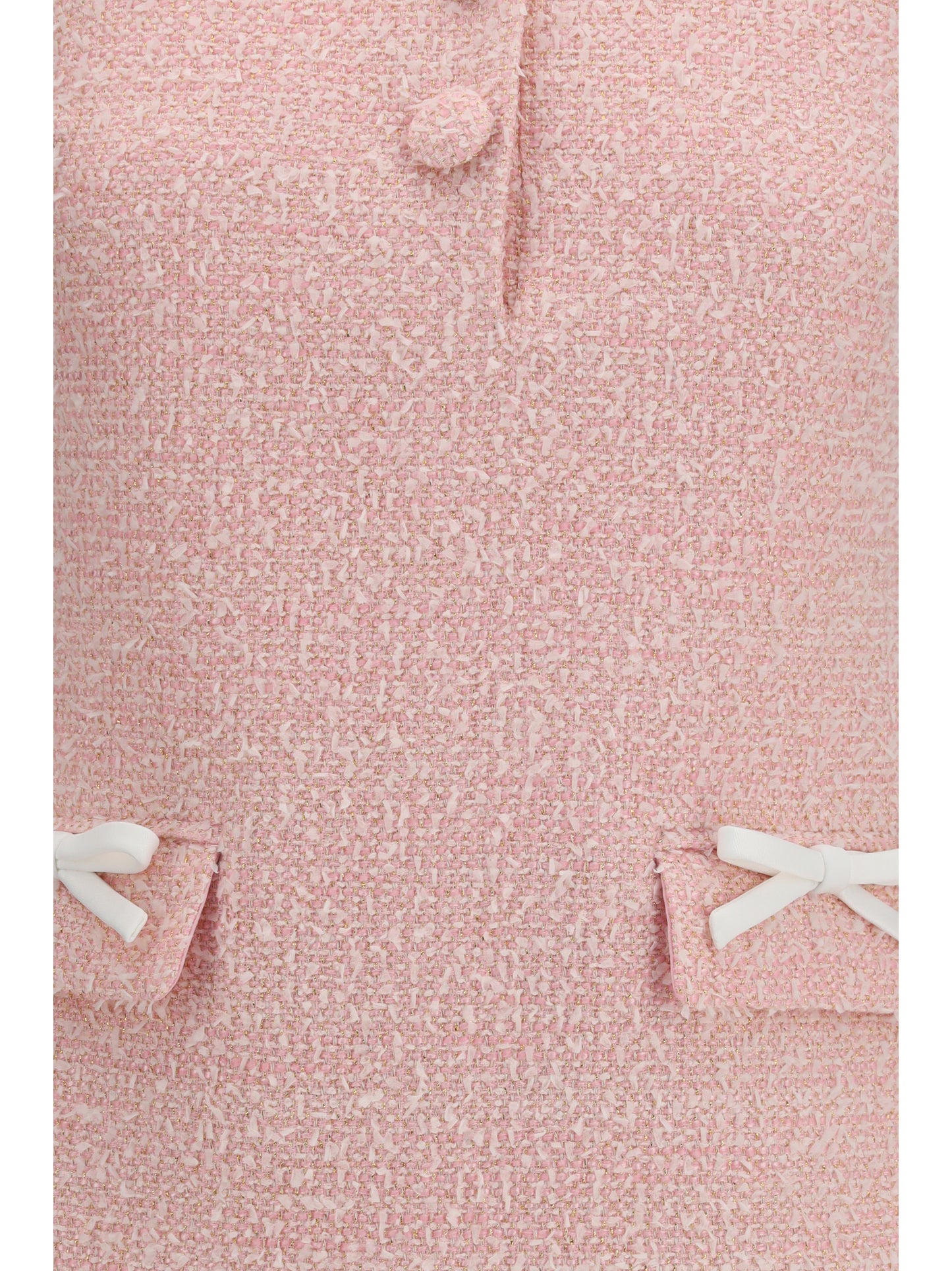 Self-Portrait Women Bouclé Mini Dress With Lace Collar SELF-PORTRAIT