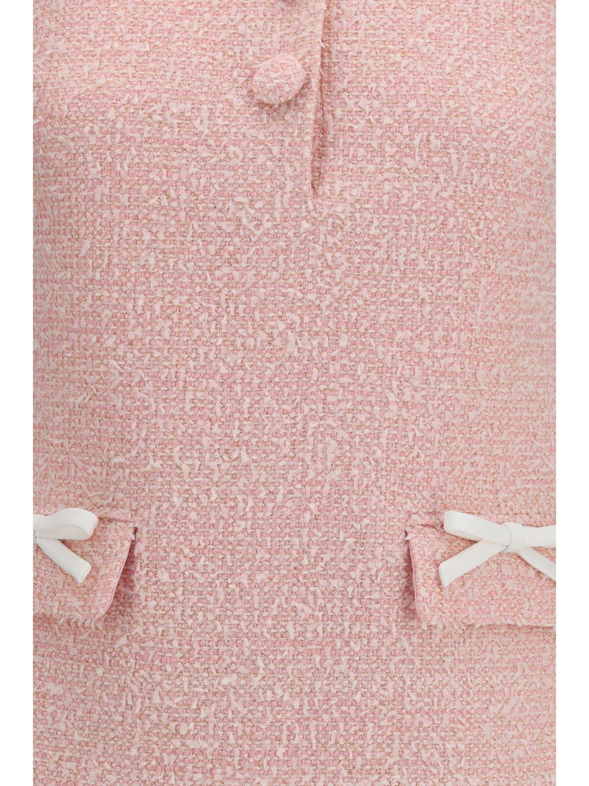 Self-Portrait Women Bouclé Mini Dress With Lace Collar SELF-PORTRAIT