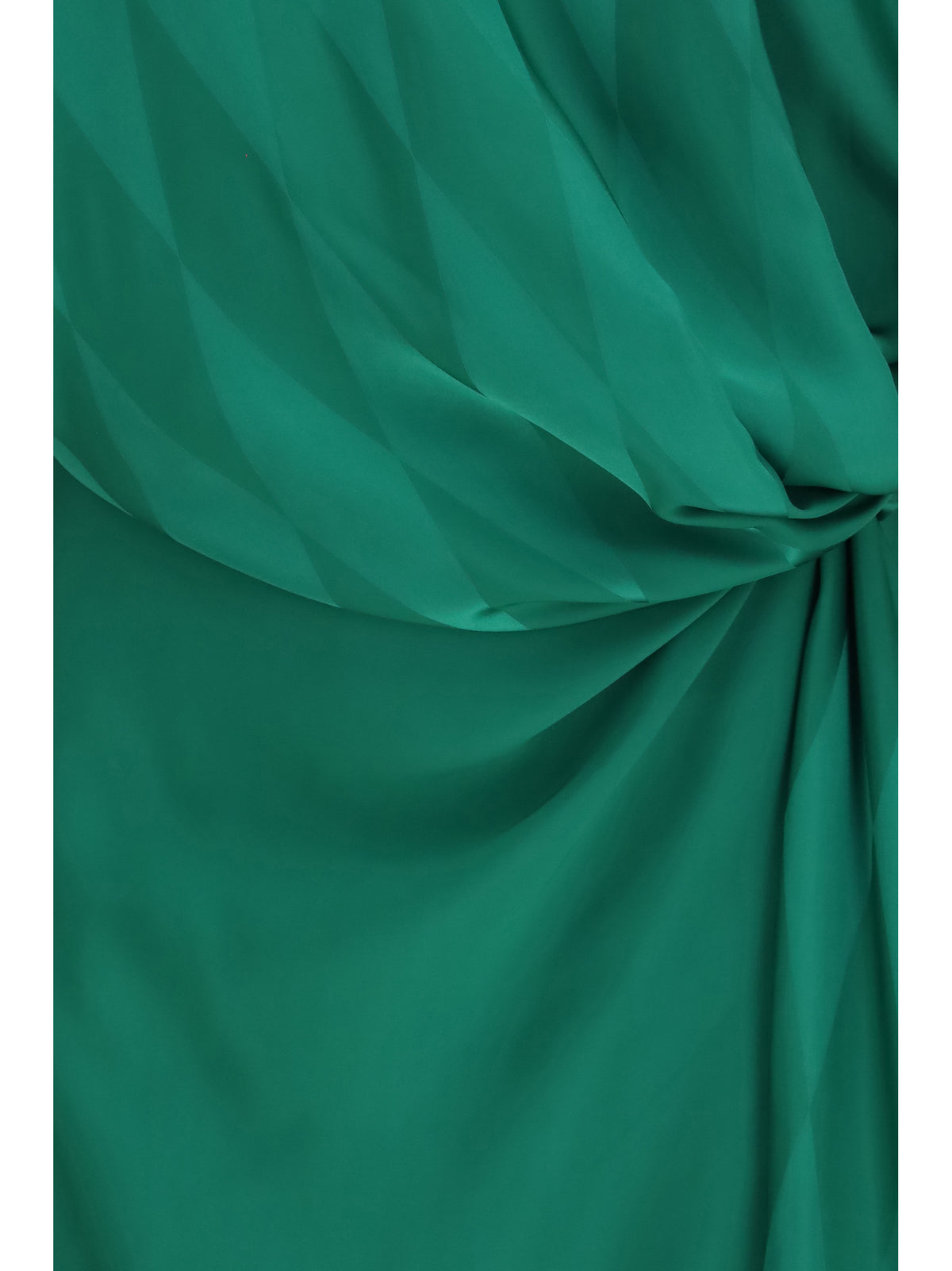 Versace Women Midi Silk Dress With Twist Detail VERSACE