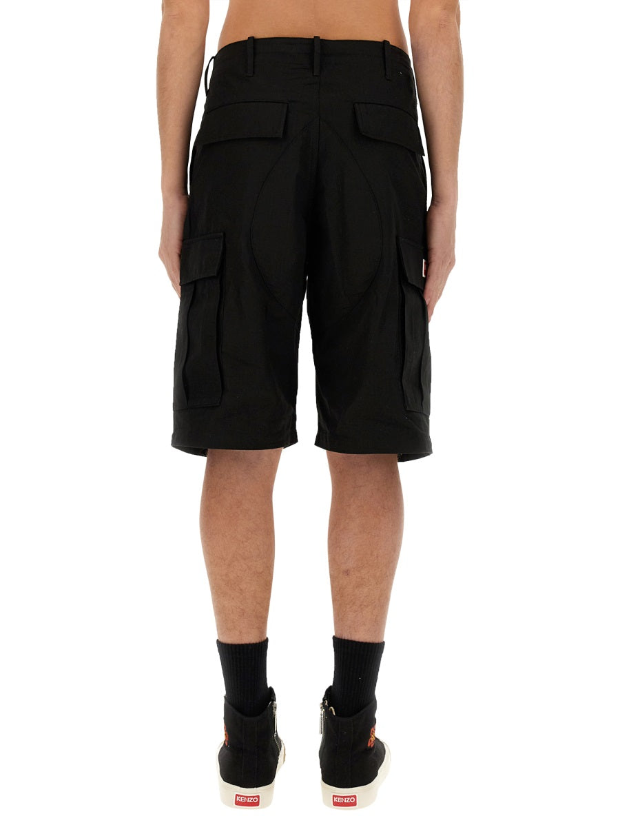 Kenzo Men Cargo Workwear Shorts KENZO