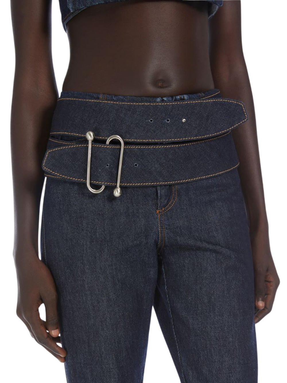 Sportmax Women Denim Belt SPORTMAX