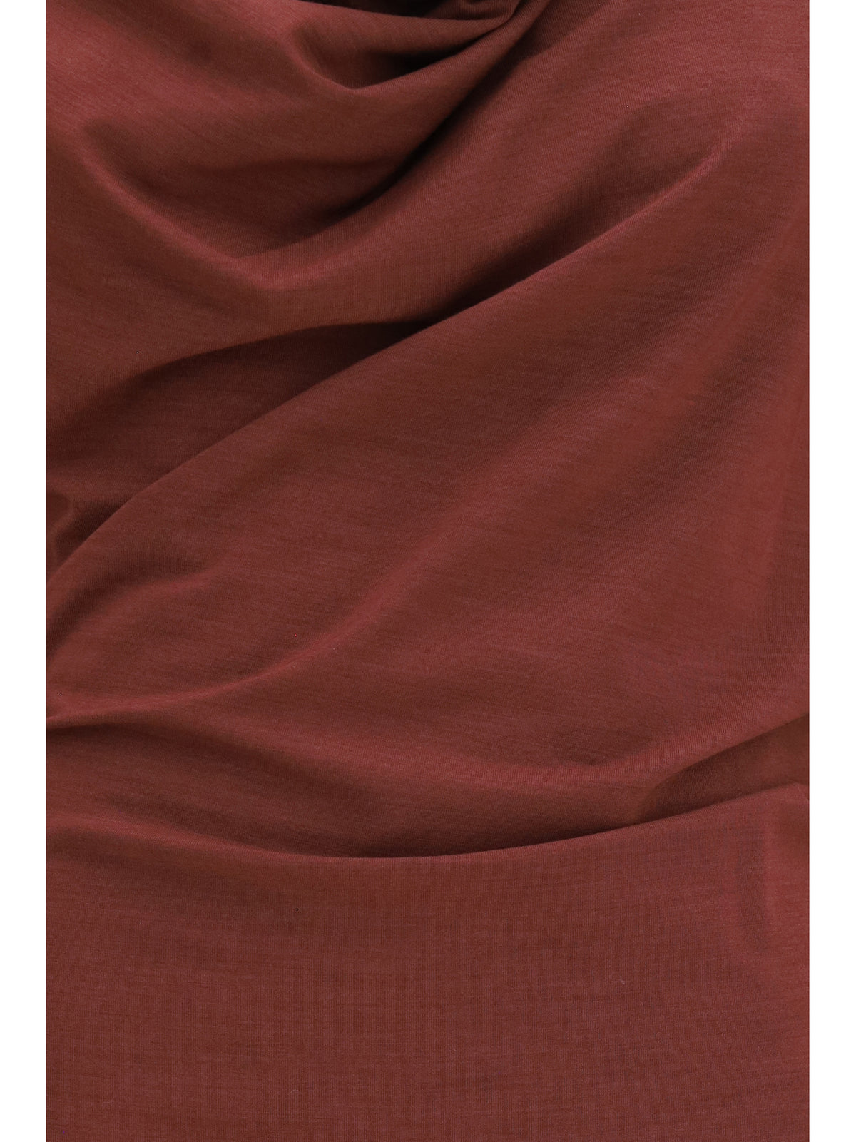 Brunello Cucinelli Women Techno Wool Jersey Draped Dress With Monili