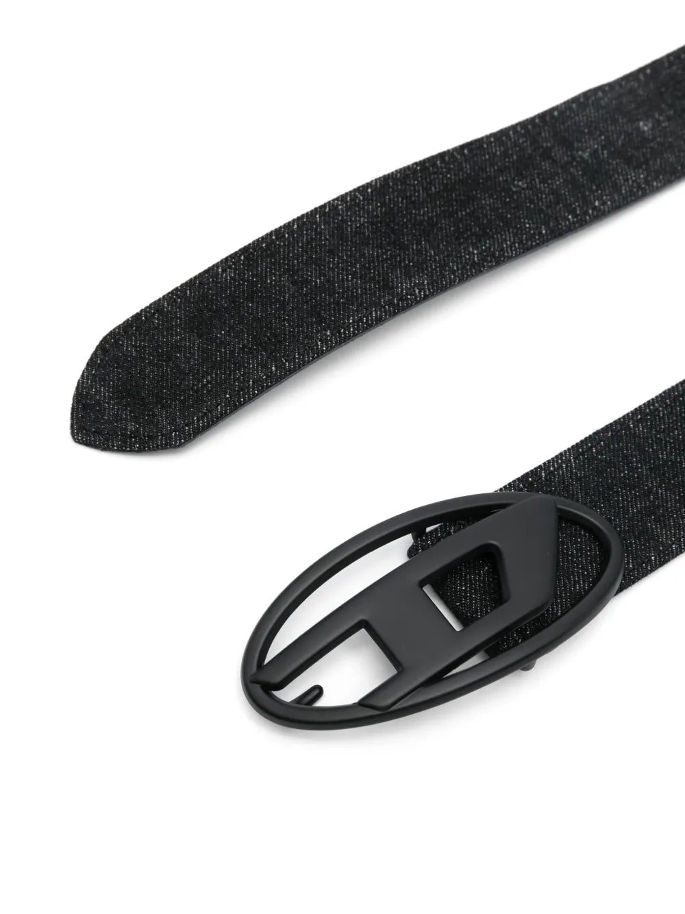 Diesel Men Oval D Leather Belt DIESEL