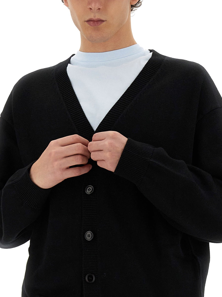 Kenzo Men Cardigan With Embroidered Tiger Academy KENZO