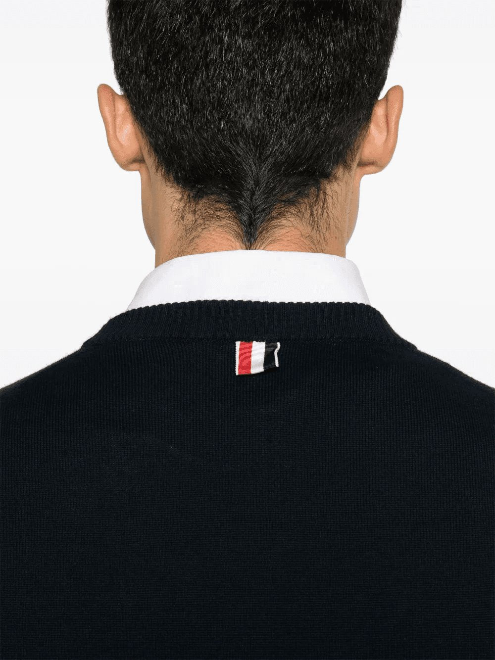 Thom Browne Men 4-Stripe Detail Sweater THOM BROWNE