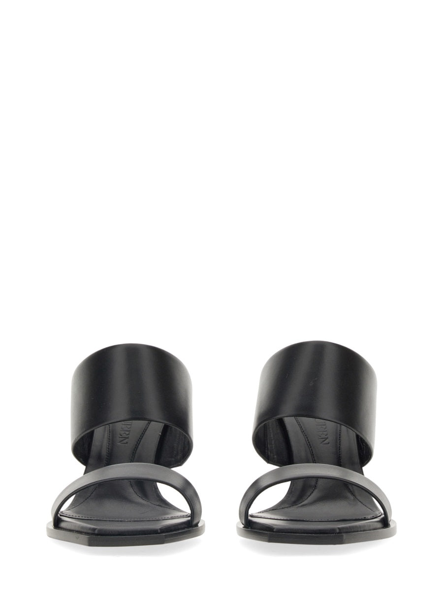 Alexander Mcqueen Women Leather Sandal ALEXANDER MCQUEEN