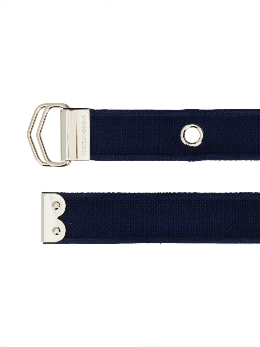 Dolce & Gabbana Men Belt With Logo DOLCE & GABBANA