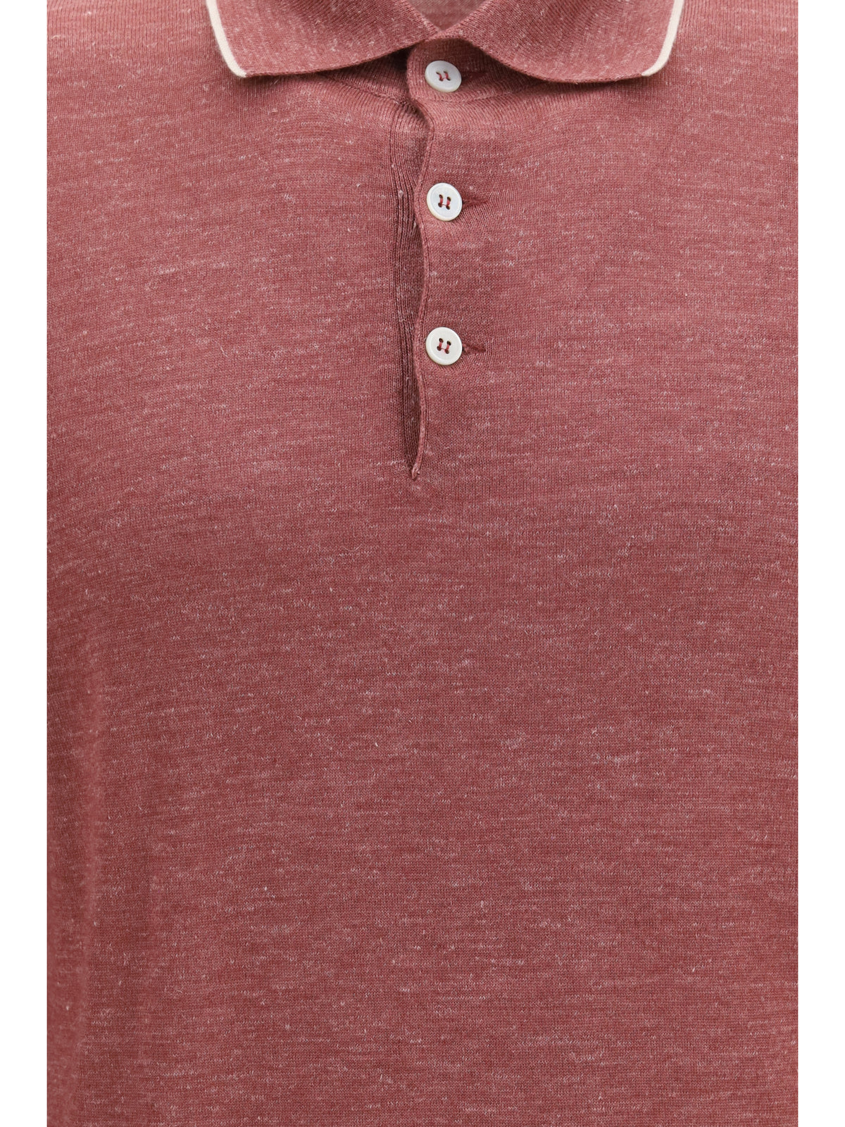 Brunello Cucinelli Men Lightweight Cashmere, Silk And Hemp Knit Polo BRUNELLO CUCINELLI