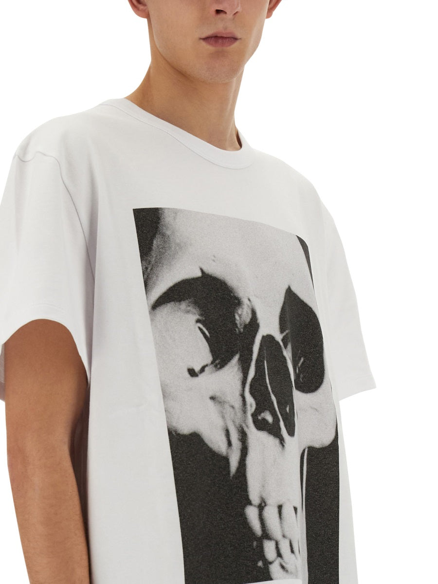 Alexander Mcqueen Men Skull Print T-Shirt ALEXANDER MCQUEEN