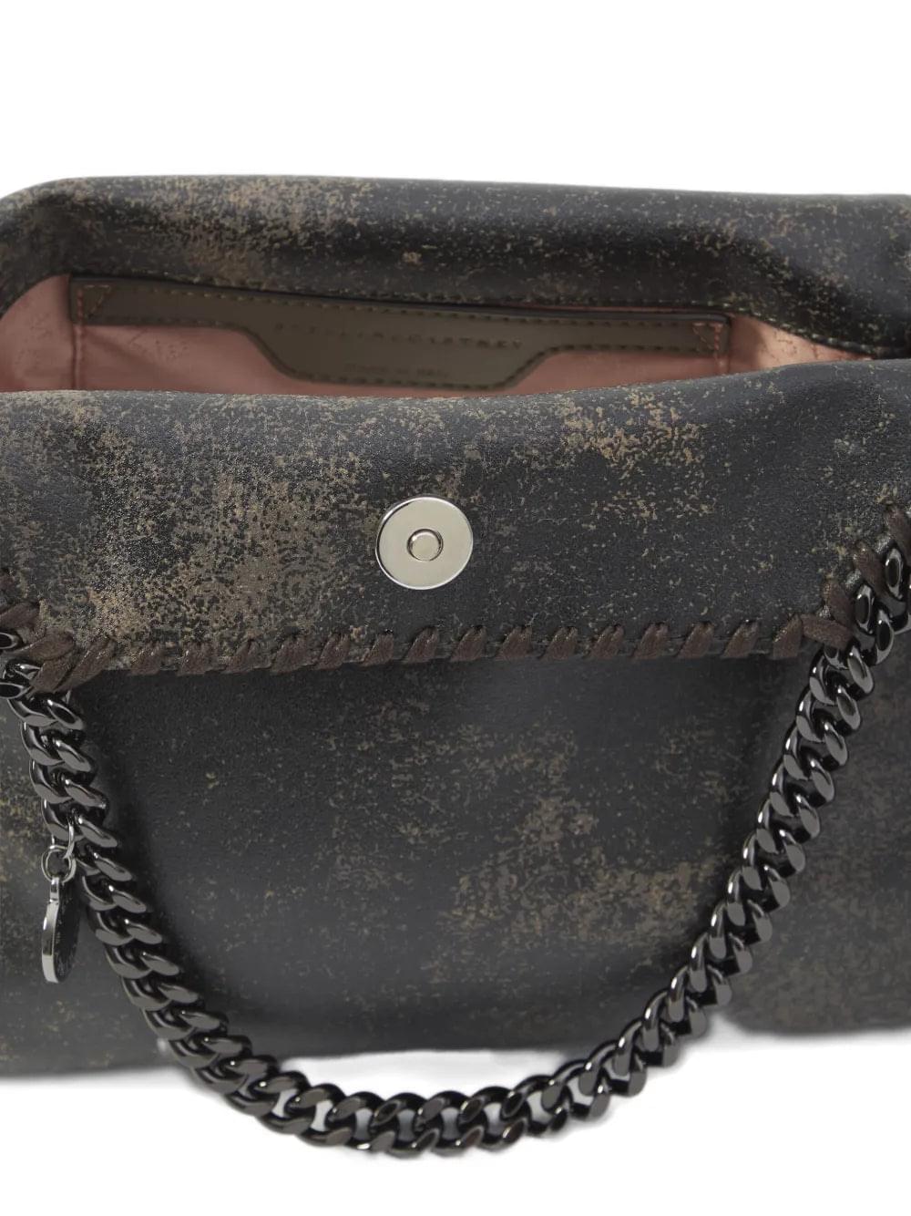 Stella Mccartney Women Falabella Mini Bag In Antiqued Suede STELLA MCCARTNEY
