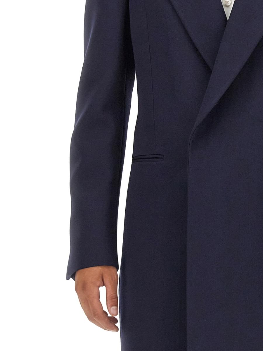 Alexander Mcqueen Men Double-Breasted Coat ALEXANDER MCQUEEN