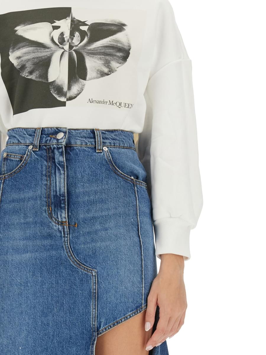 Alexander Mcqueen Women Sweatshirt With Logo ALEXANDER MCQUEEN