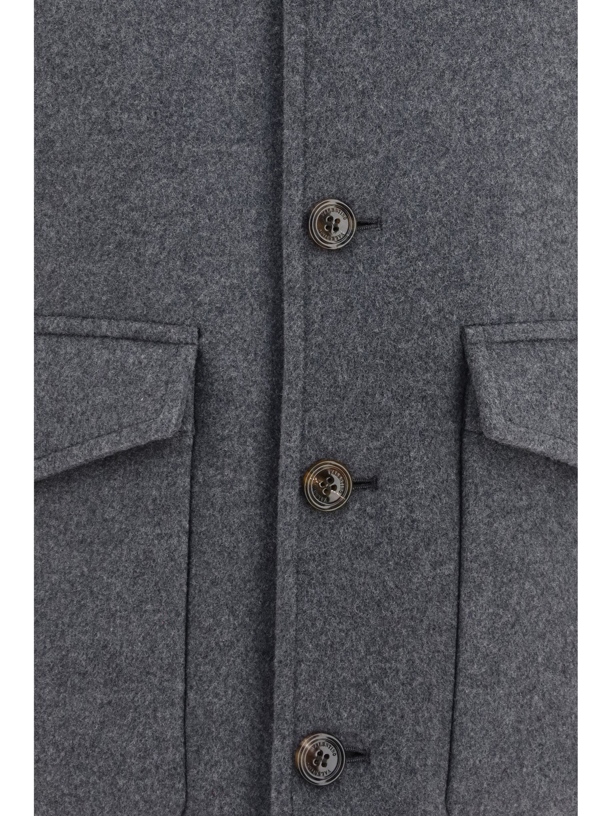Valentino Men Wool And Cashmere Jacket