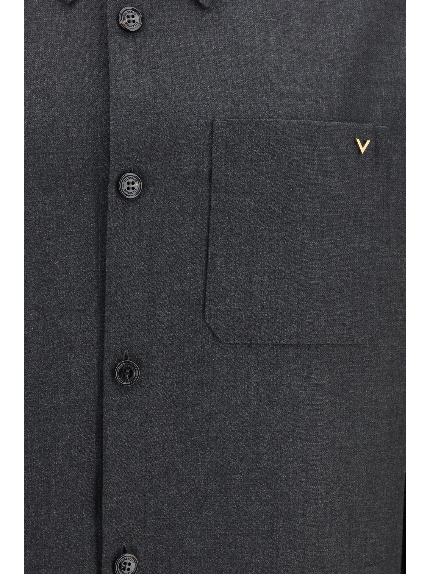 Valentino Men Vlogo Wool Blend Jacket VALENTINO