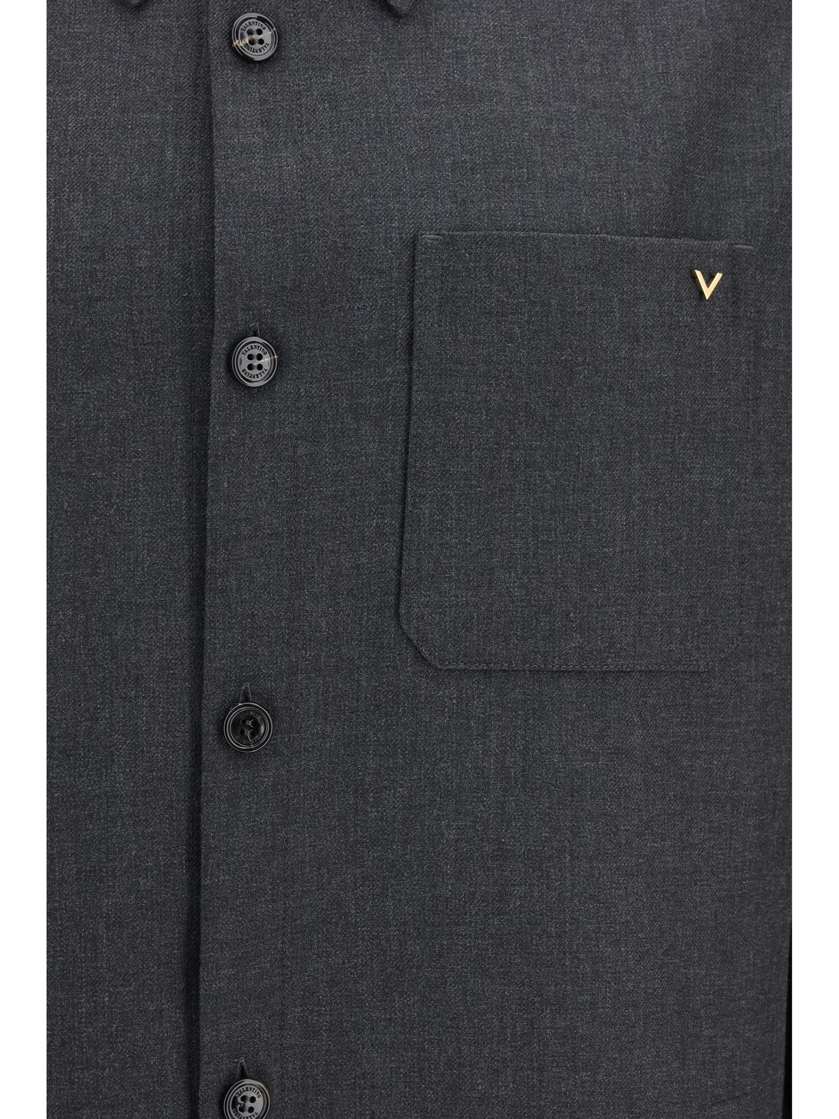 Valentino Men Vlogo Wool Blend Jacket VALENTINO