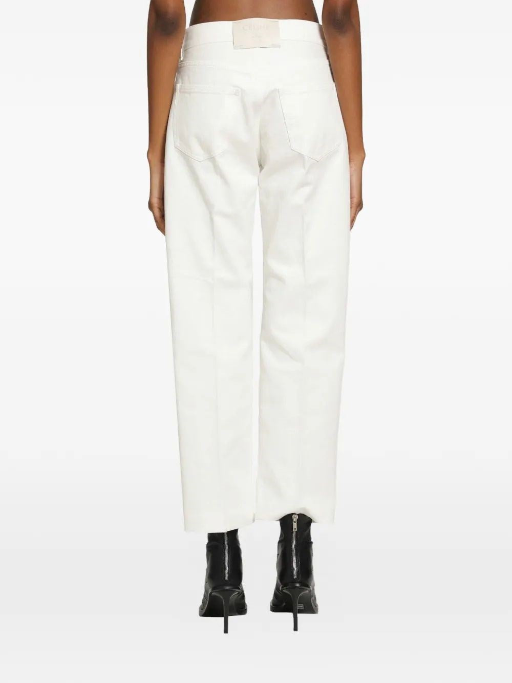 Celine Women Cotton Twill Boyfriend Jeans CELINE