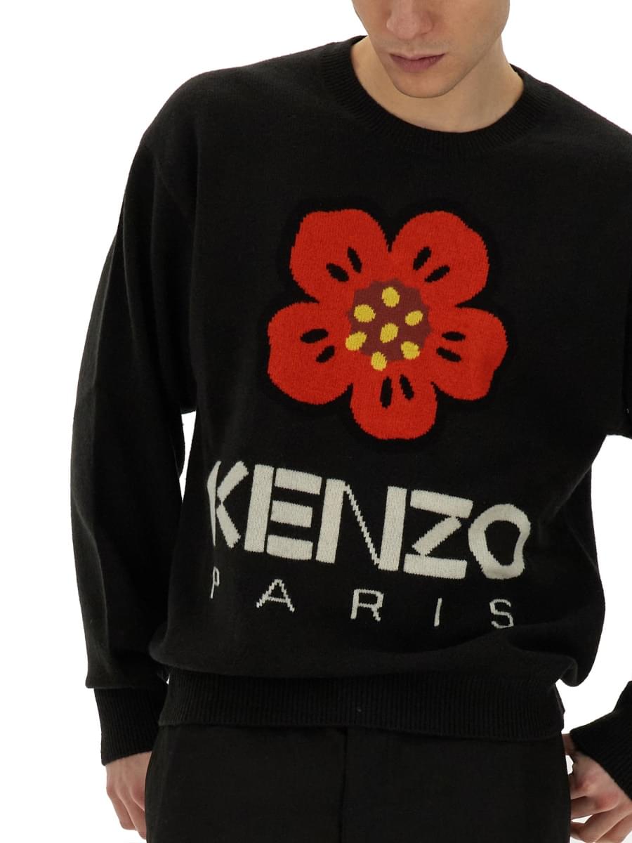 Kenzo Men Jersey With Embroidery Boke Flower KENZO