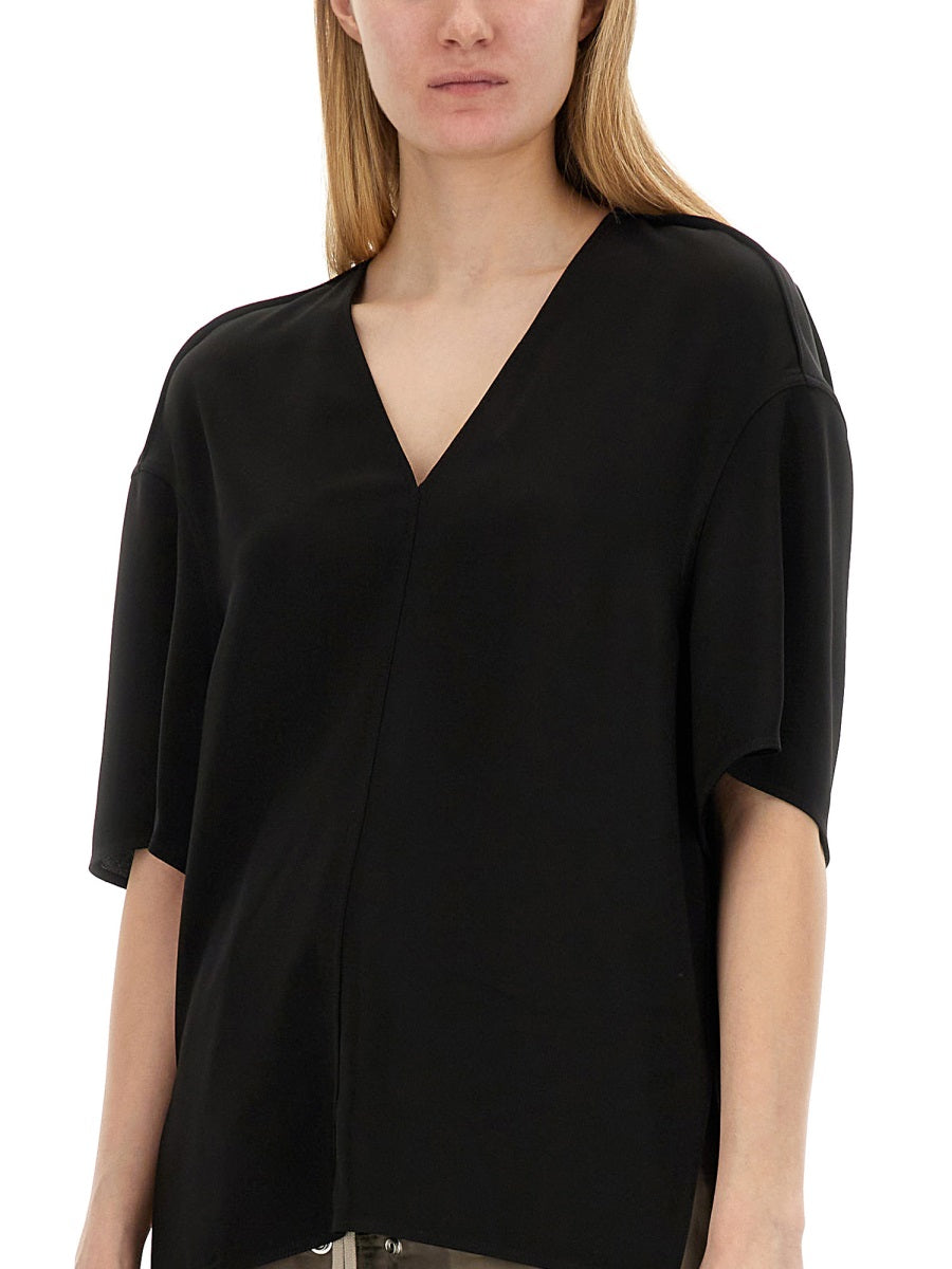 Rick Owens Women Rick Owens Women V-Neck T-Shirt RICK OWENS