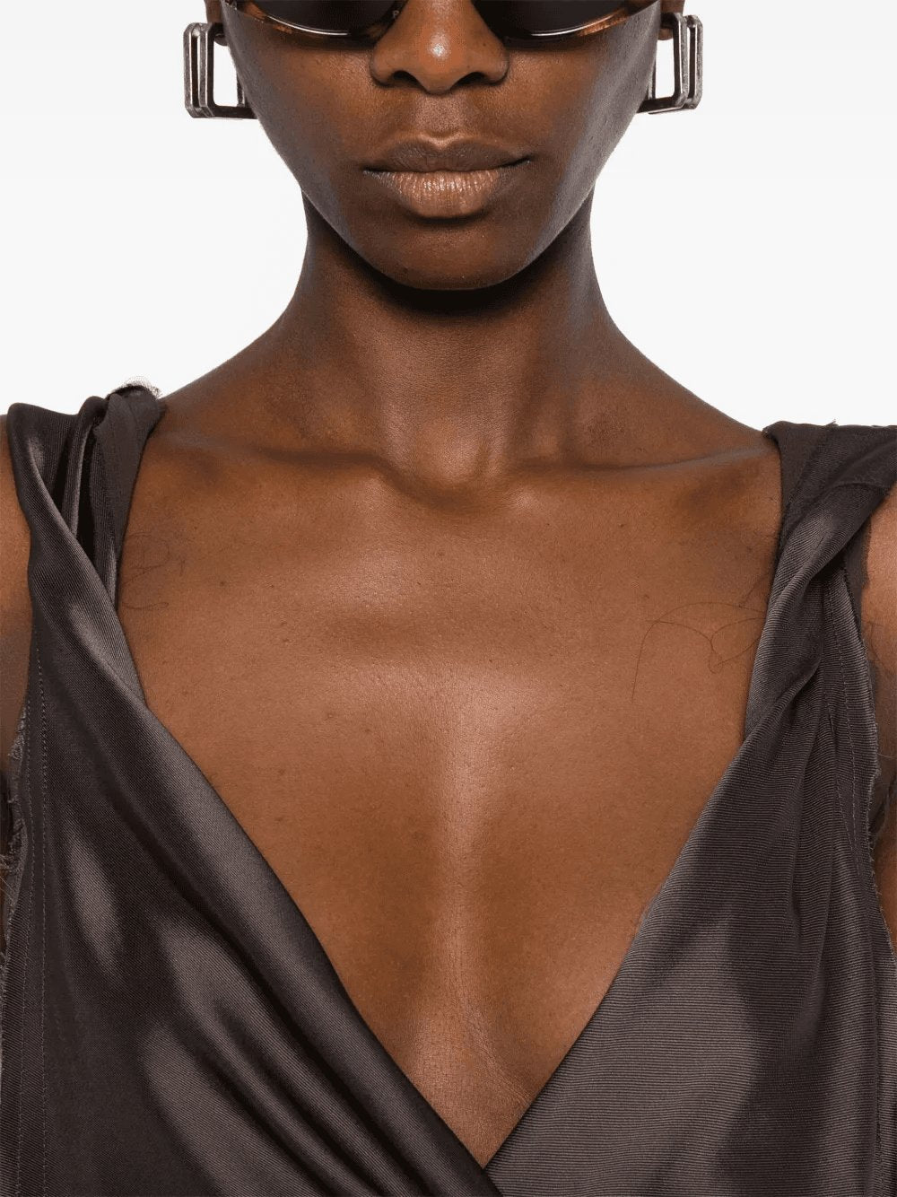 The Attico Women Midi Dress With Twisted Detail THE ATTICO