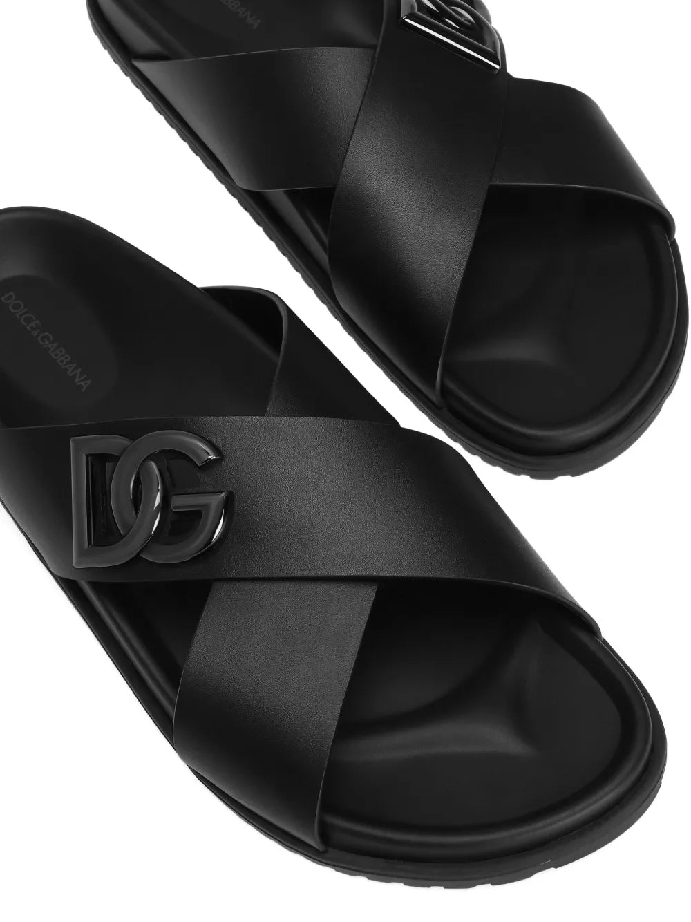 Dolce & Gabbana Men Dg Logo Slides Sandals DOLCE & GABBANA