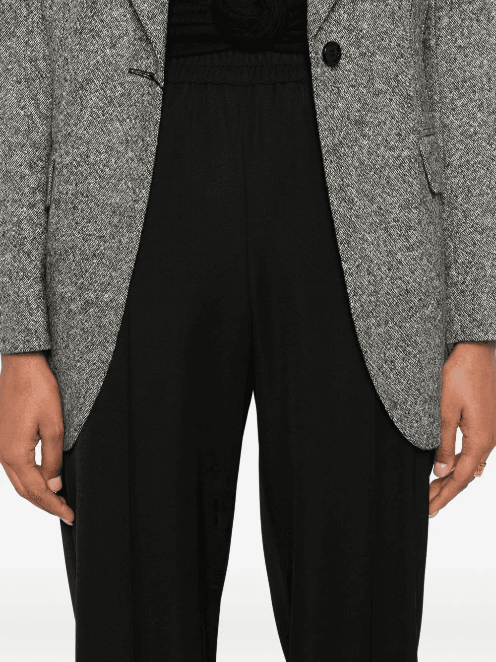 Dolce & Gabbana Women Straight-Leg Trousers With Elastic Waist
