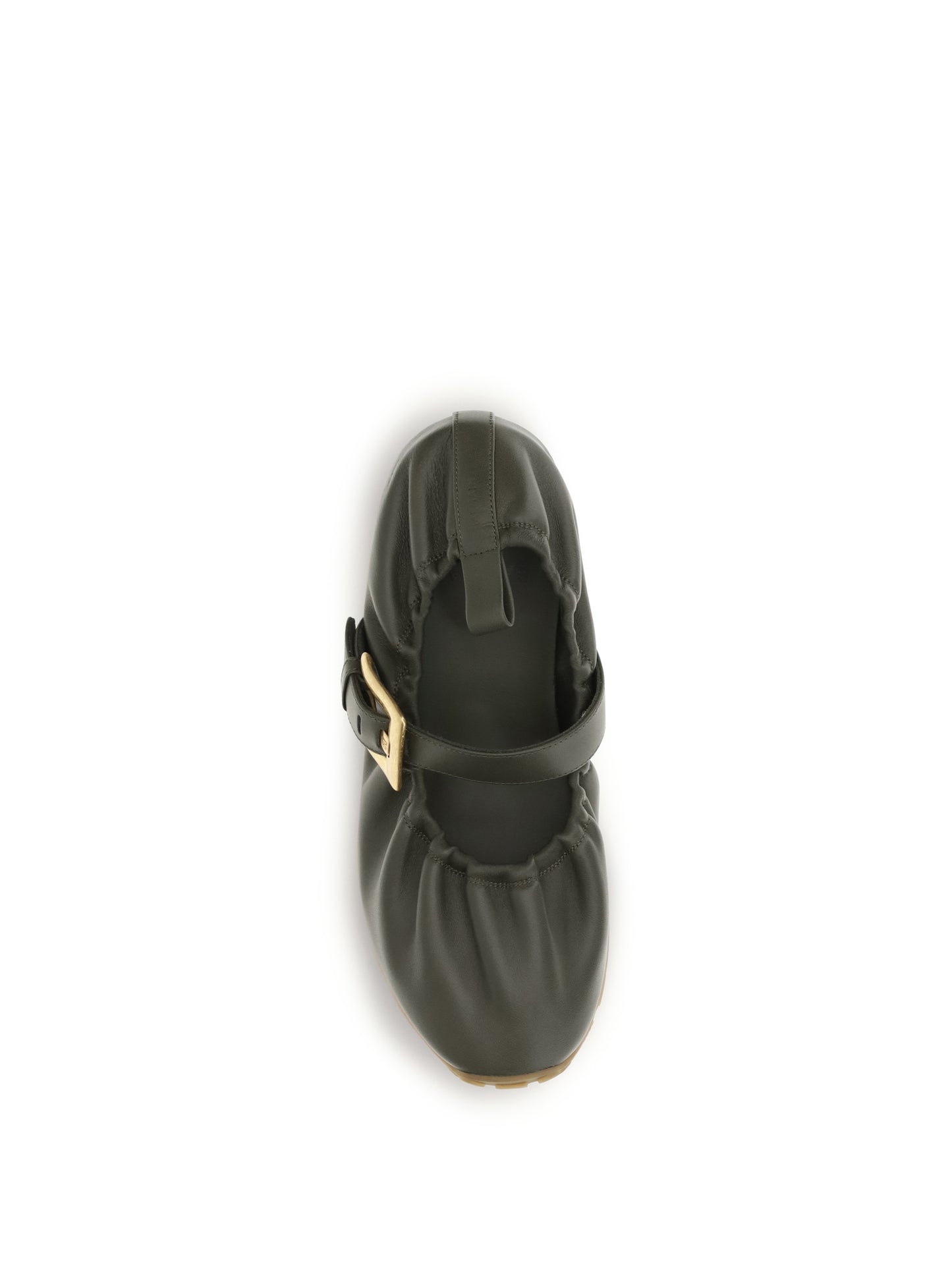Balmain Women Buckle Strap Ballerinas BALMAIN